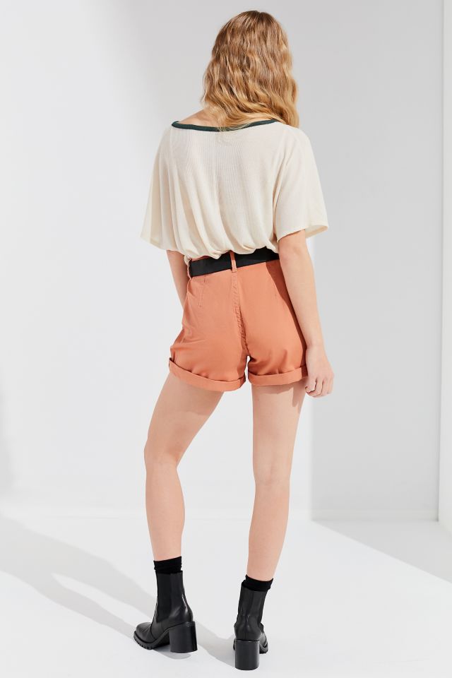 UO Modern Twill High-Rise Short #4
