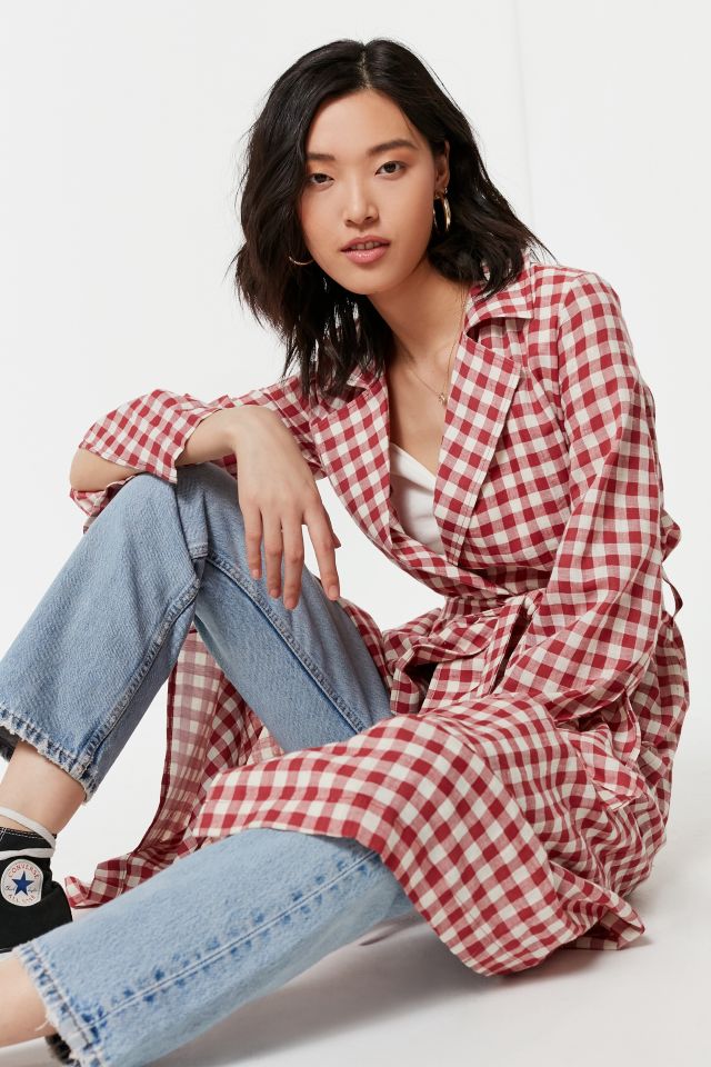 Capulet Tati Gingham Trench Coat #5
