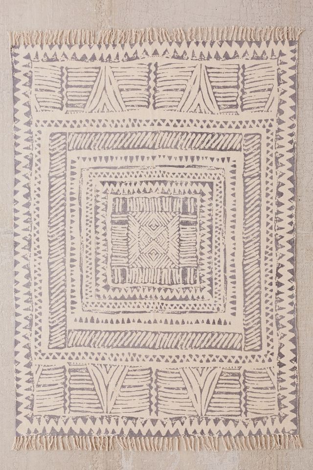 Ari Block Printed Rug #1