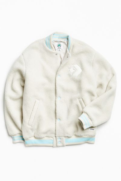 Converse X Golf Le Fleur Sherpa Varsity Jacket | Urban