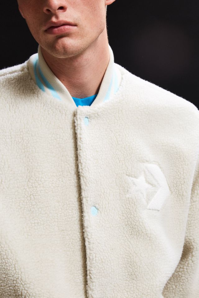 Converse X Golf Le Fleur Sherpa Varsity Jacket #2