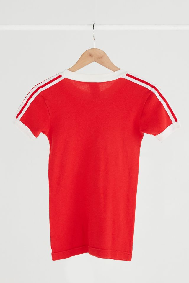 Vintage adidas Red Faded Logo Tee #2