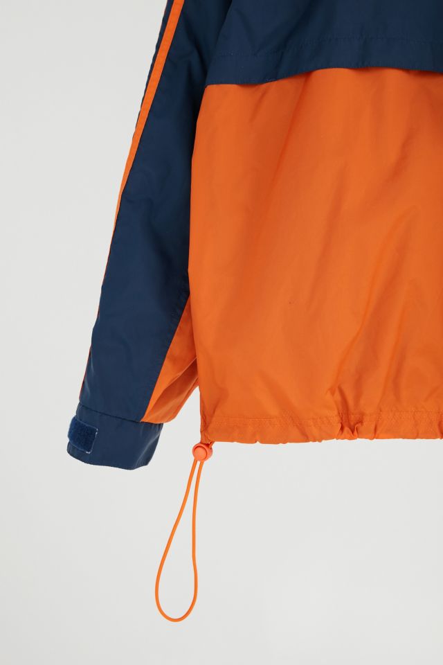 Vintage adidas Navy + Orange Windbreaker Jacket #3
