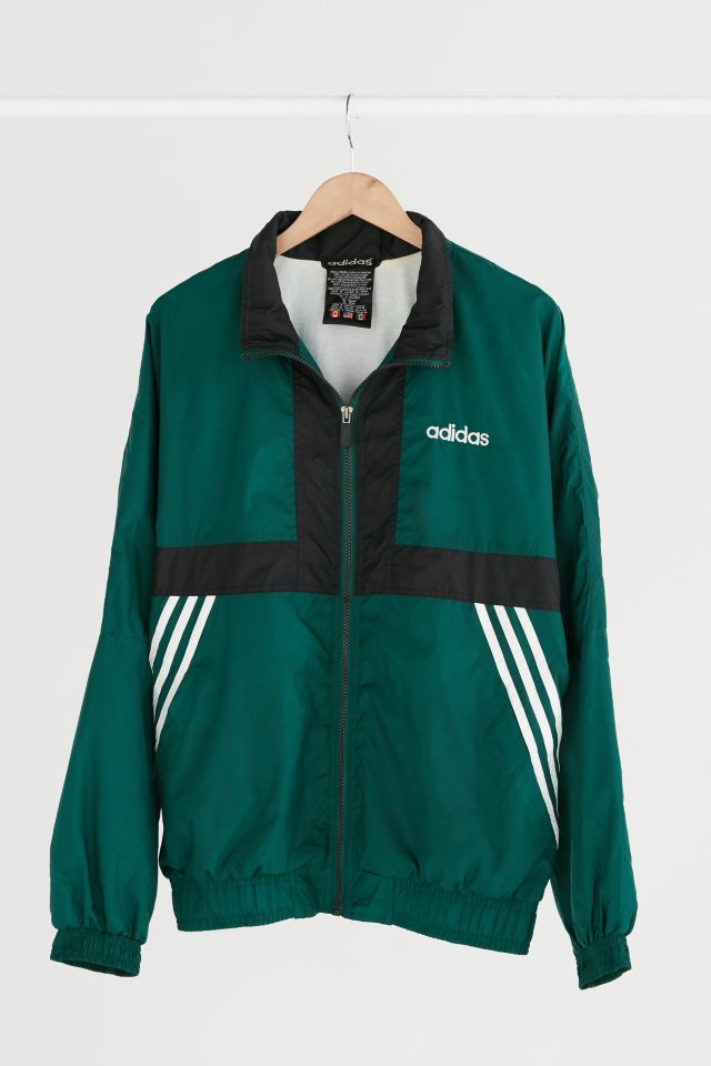 Vintage green adidas clearance jacket