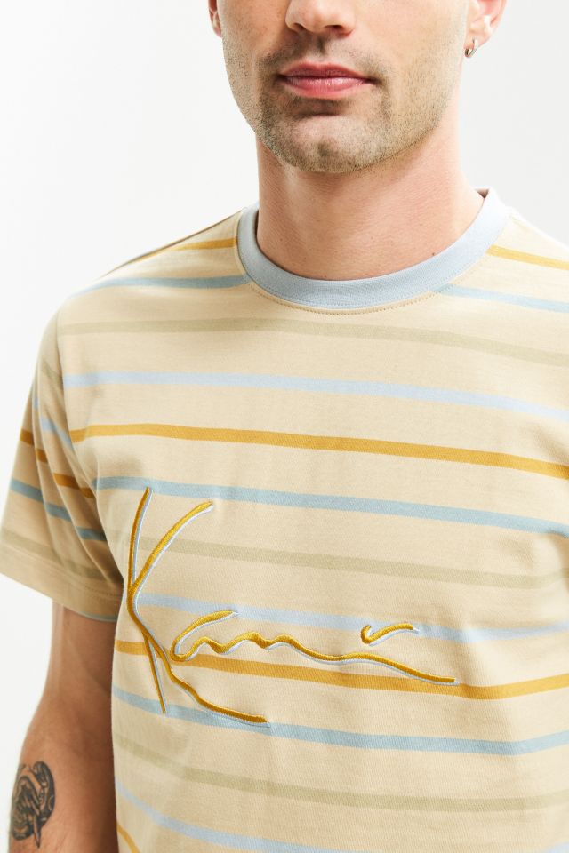 T-shirt rayé teint en fil Karl Kani #1