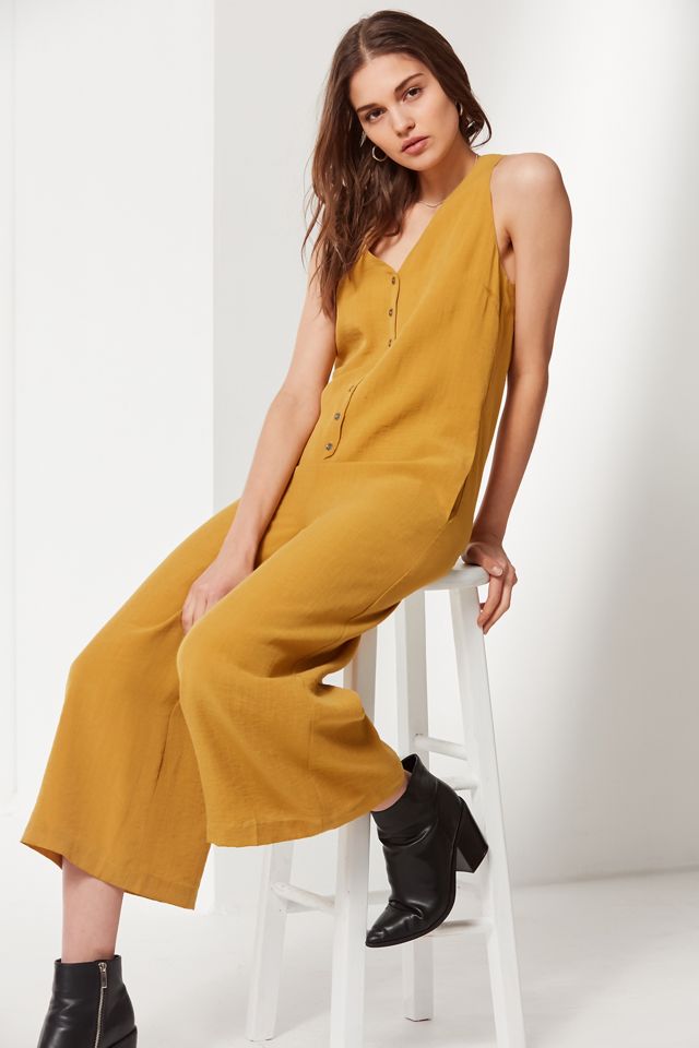 Lost + Wander Poppy Button-Down Jumpsuit #1