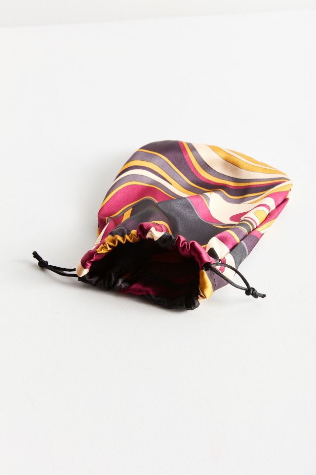 Pochette à Cordon Imprimée Vintage en Soie Refaite #2