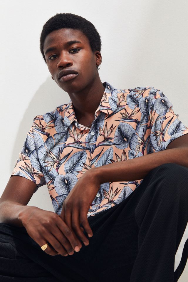 Barney Cools Paradise Short Sleeve Button-Down Shirt | Urban Outfitters