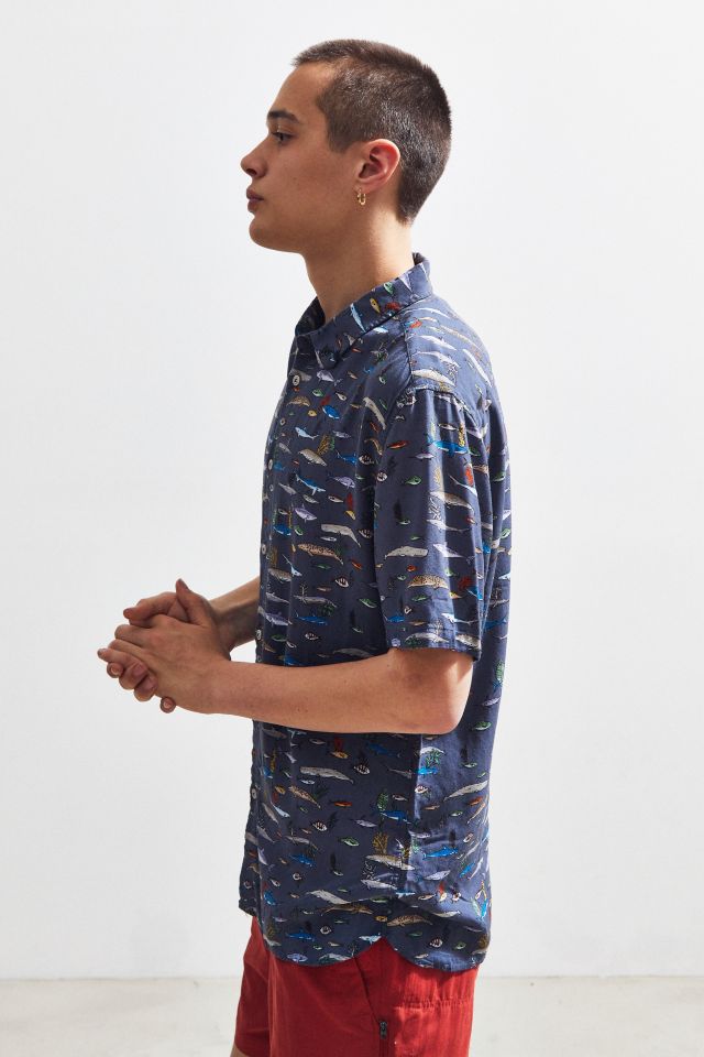 Barney Cools Sea Life Short Sleeve Button-Down Shirt #2