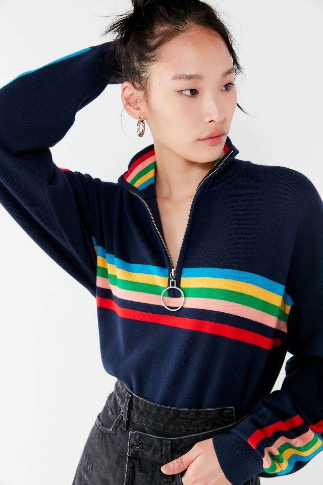 Circle best sale zipper sweater