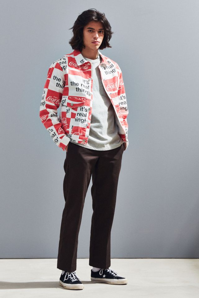 Coca cola jacket urban outfitters clearance