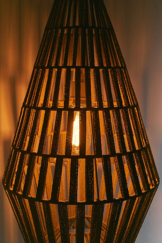 Tuyen Large Jute Pendant Light #1