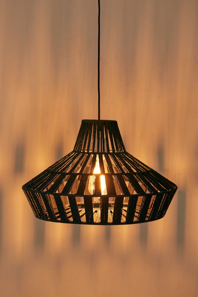 Tuyen Small Jute Pendant Light #1