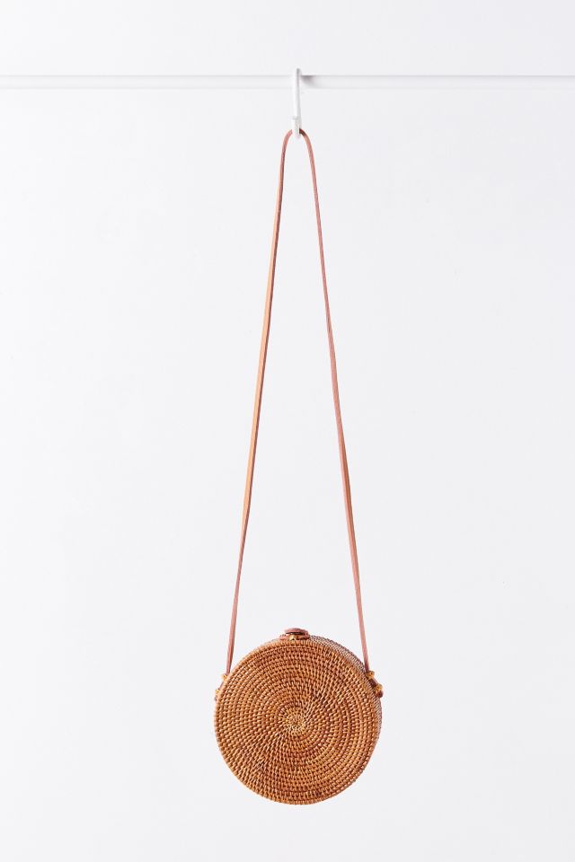 Urban Outfitters Uo Jessa Straw Crossbody Bag