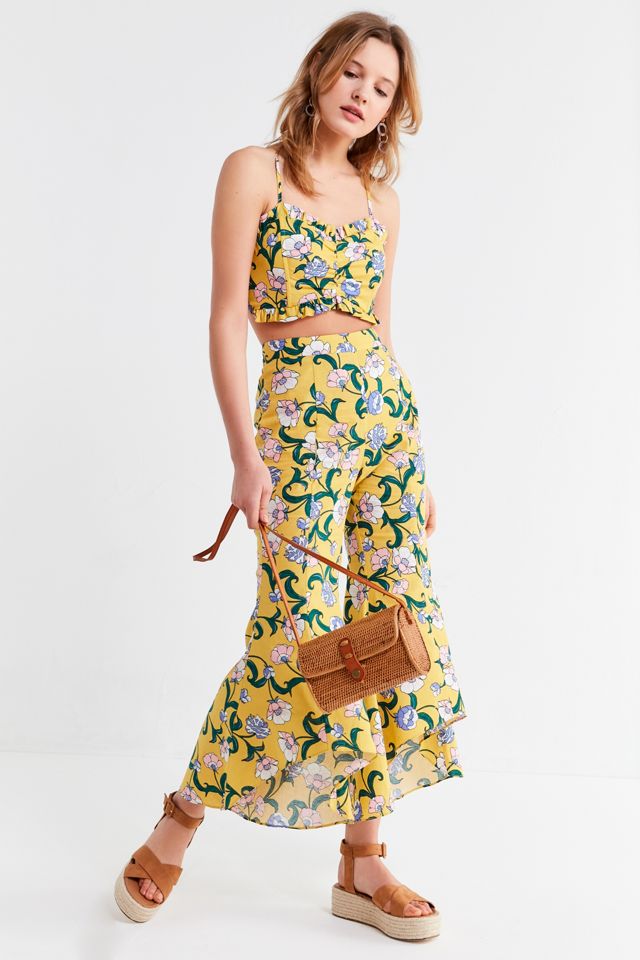 Moon River Flora Cropped Tank Top #2