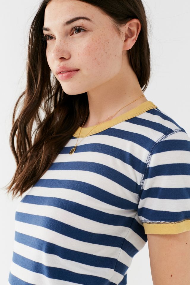 Truly Madly Deeply Striped Ringer Tee #3