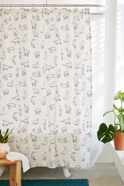Cat Collage Shower Curtain NCU0DDK2520
