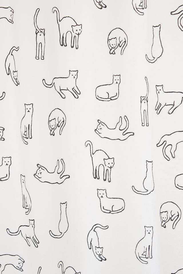 Cats Shower Curtain #2