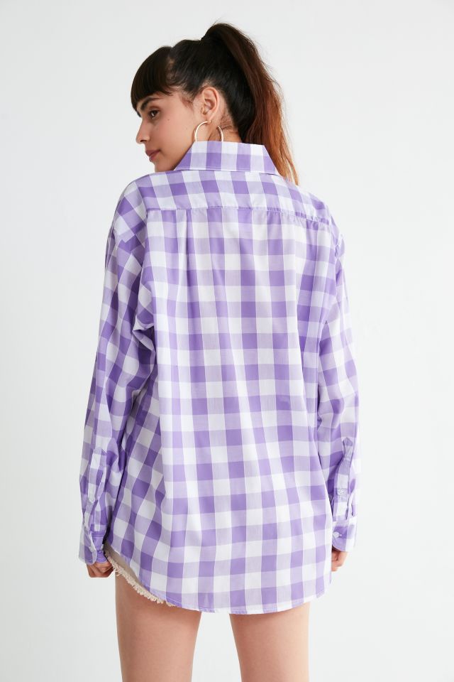 House Of Sunny 802 Gingham Button-Down Top #2