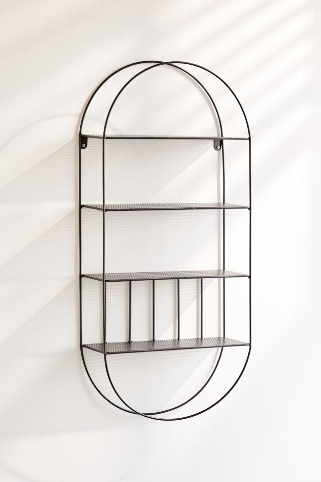 Wire Oval Wall Shelf #2