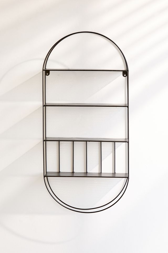 Wire Oval Wall Shelf #3