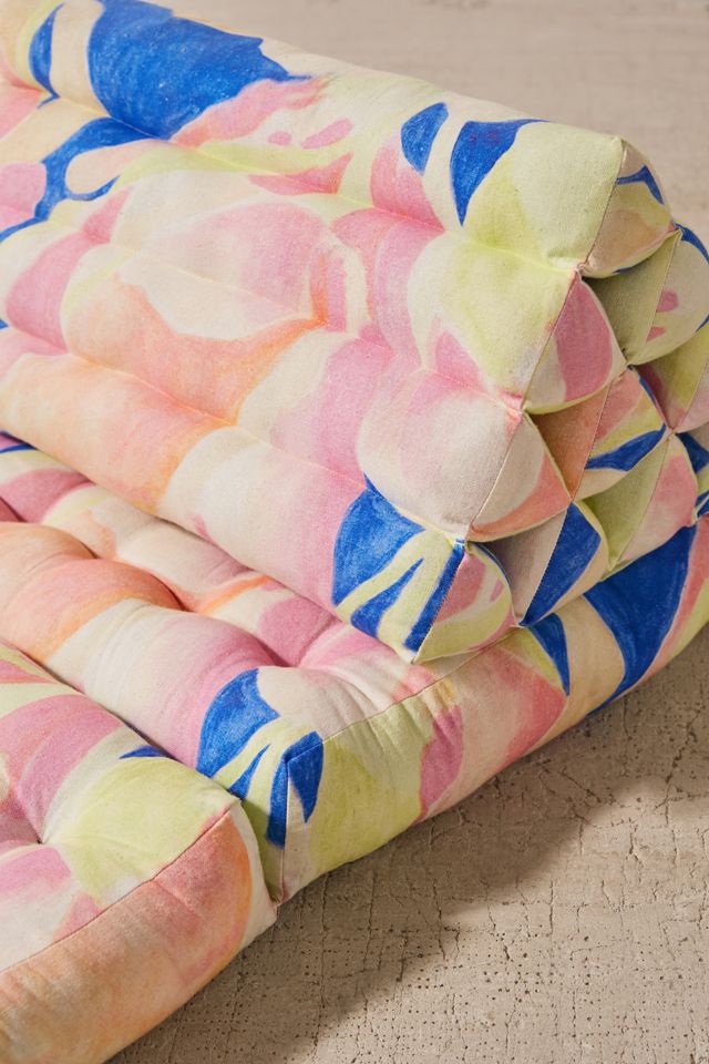 Convertible Printed Triangle Floor Cushion #4