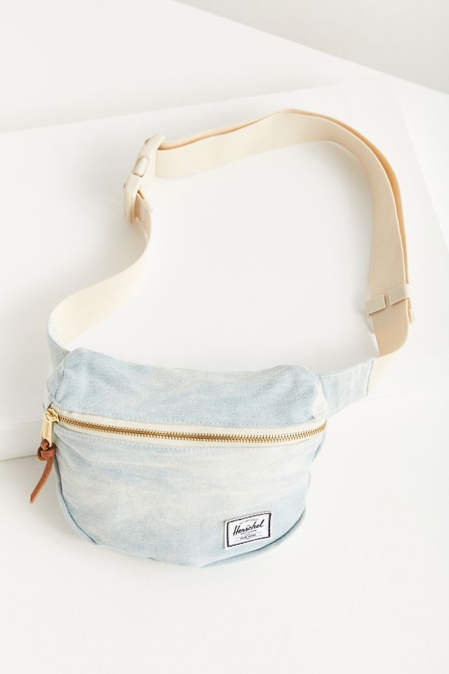 Herschel Supply Co. Fifteen Bleached Denim Belt Bag #1