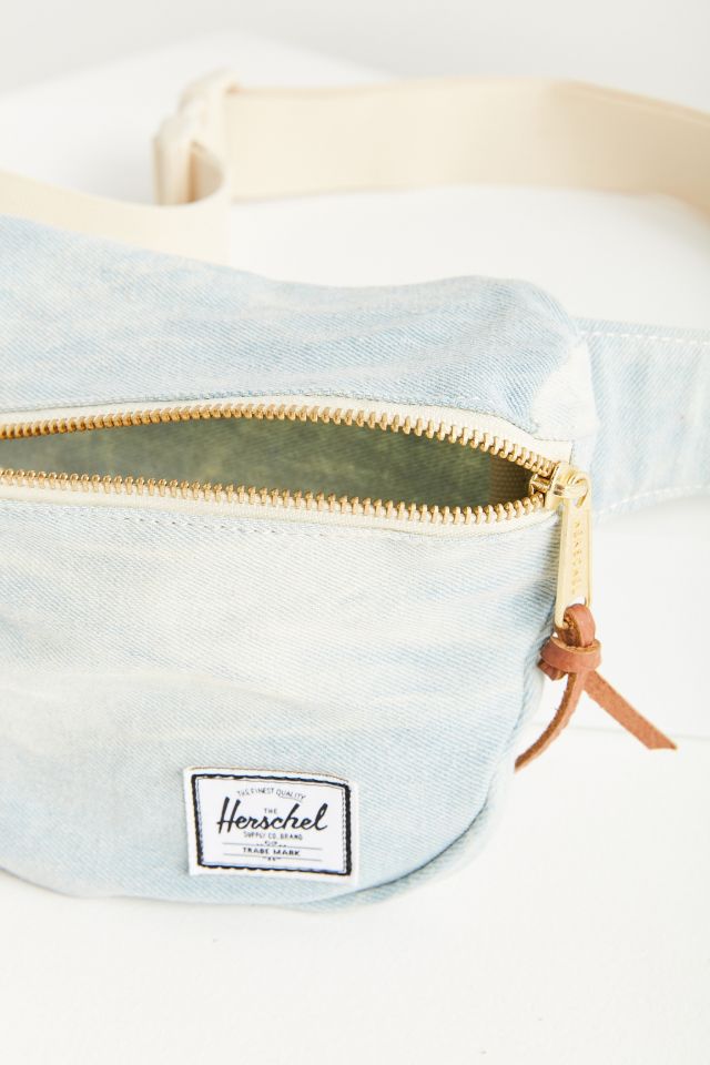 Herschel Supply Co. Fifteen Bleached Denim Belt Bag #2