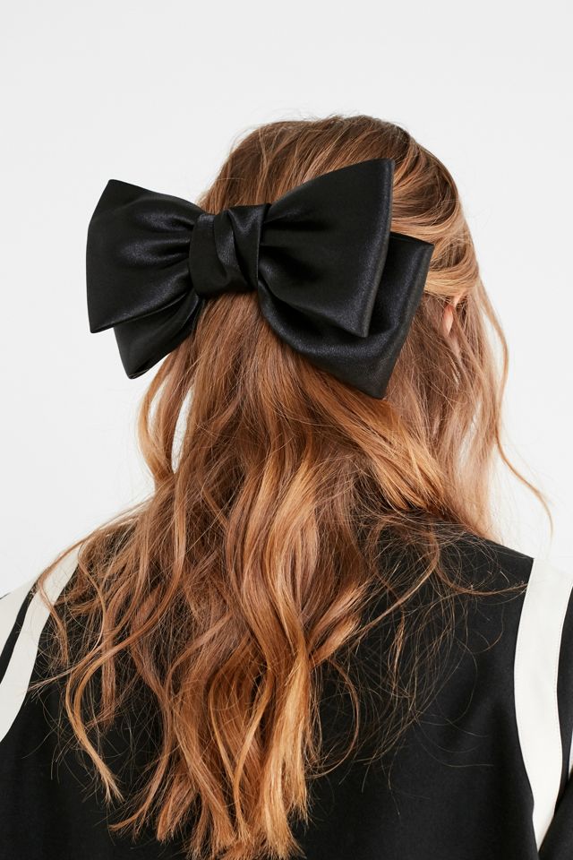 Sophie Satin Bow Hair Clip #1