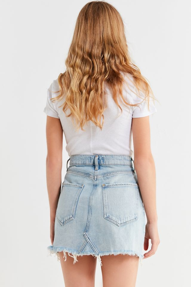 AGOLDE Quinn Denim Mini Skirt – Vega #1