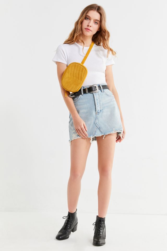 AGOLDE Quinn Denim Mini Skirt – Vega #3