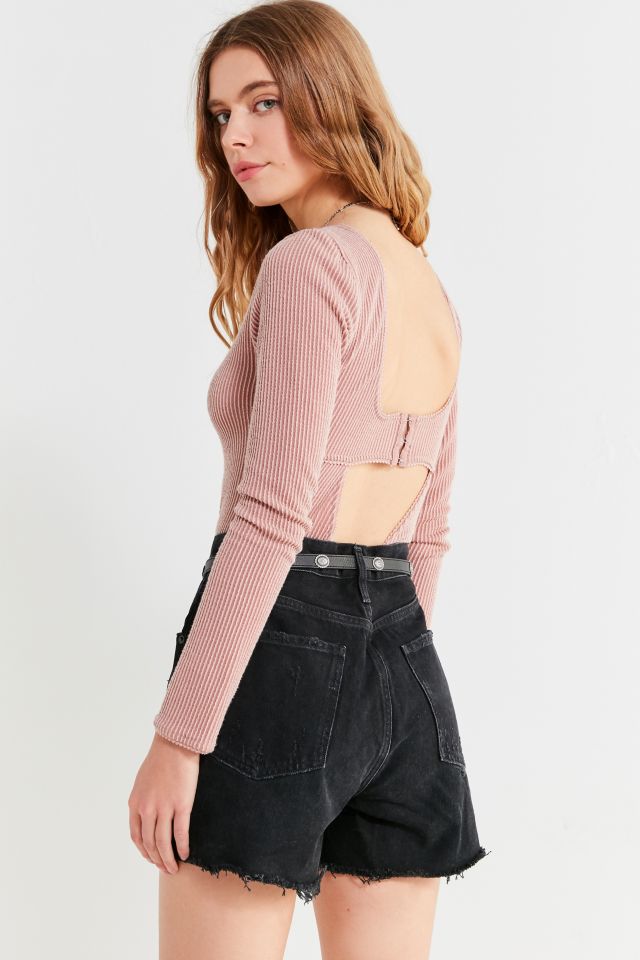 AGOLDE Dee Super High-Rise Denim Short - Seeker #1