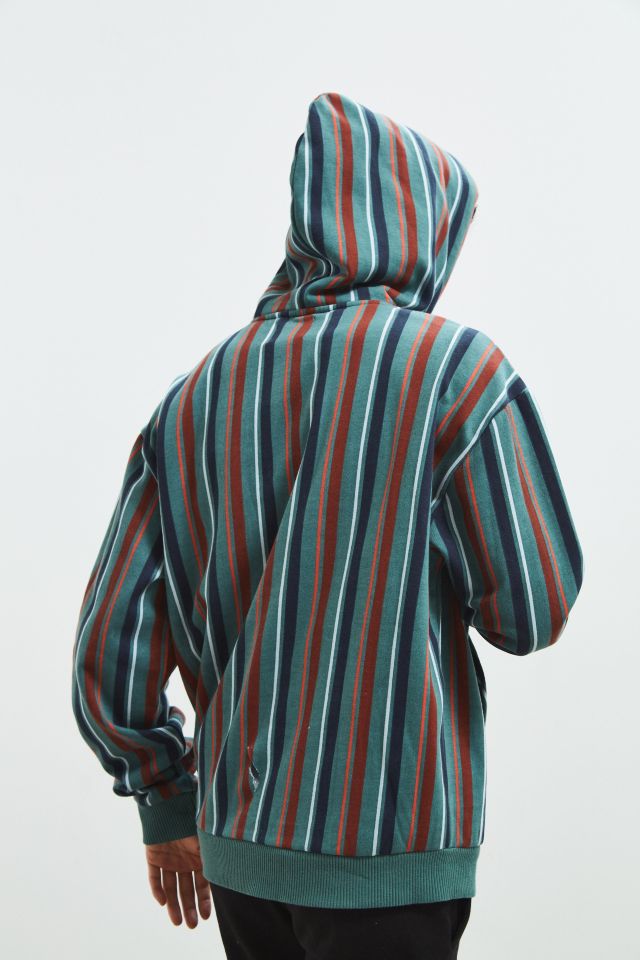 Urban outfitters striped discount hoodie