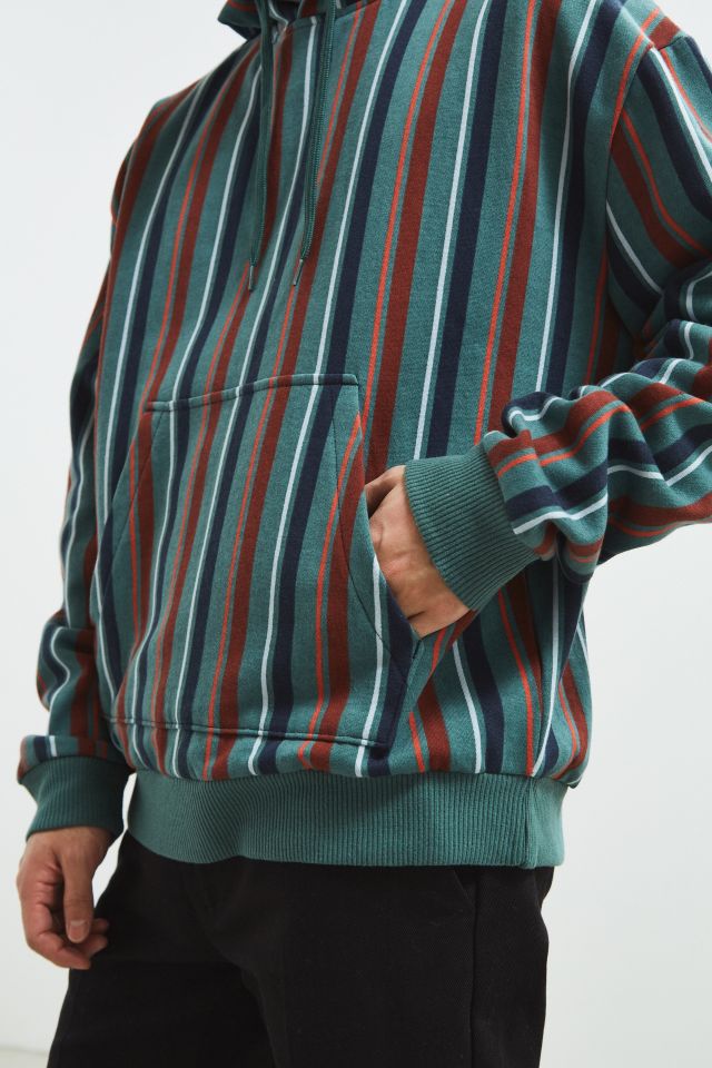 Urban outfitters striped discount hoodie