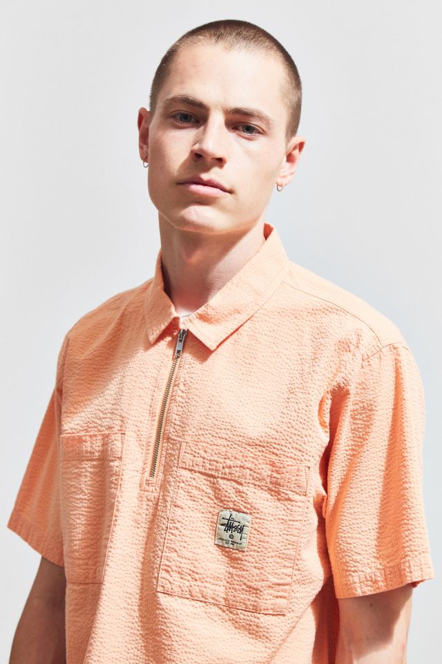 Chemise Seersucker Demi-Glissière Stussy #2