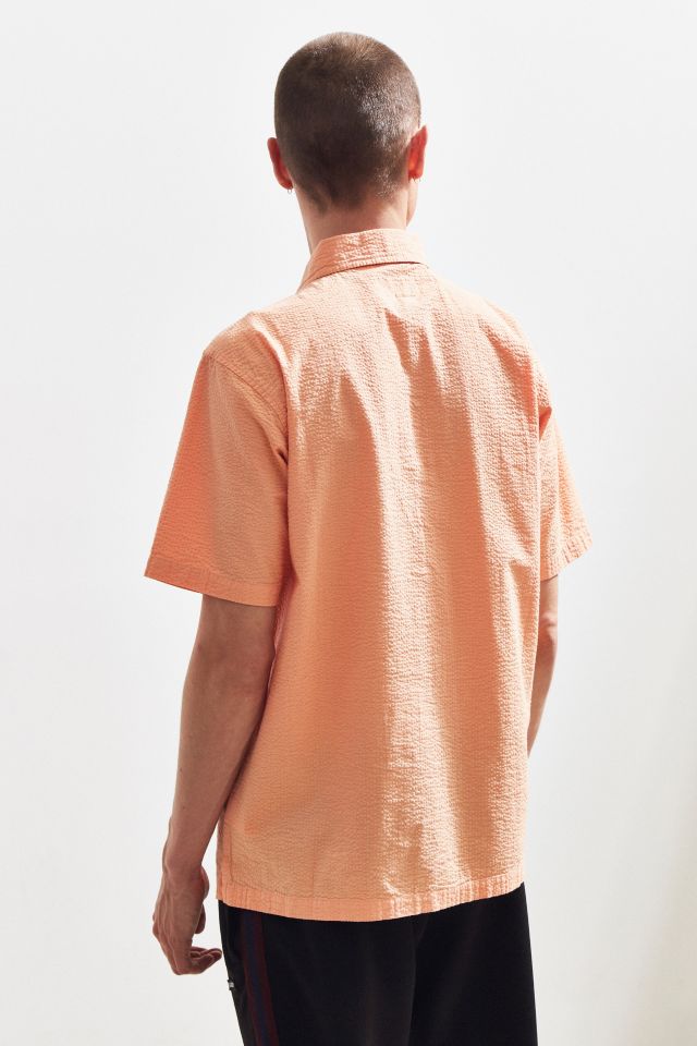 Chemise Seersucker Demi-Glissière Stussy #3