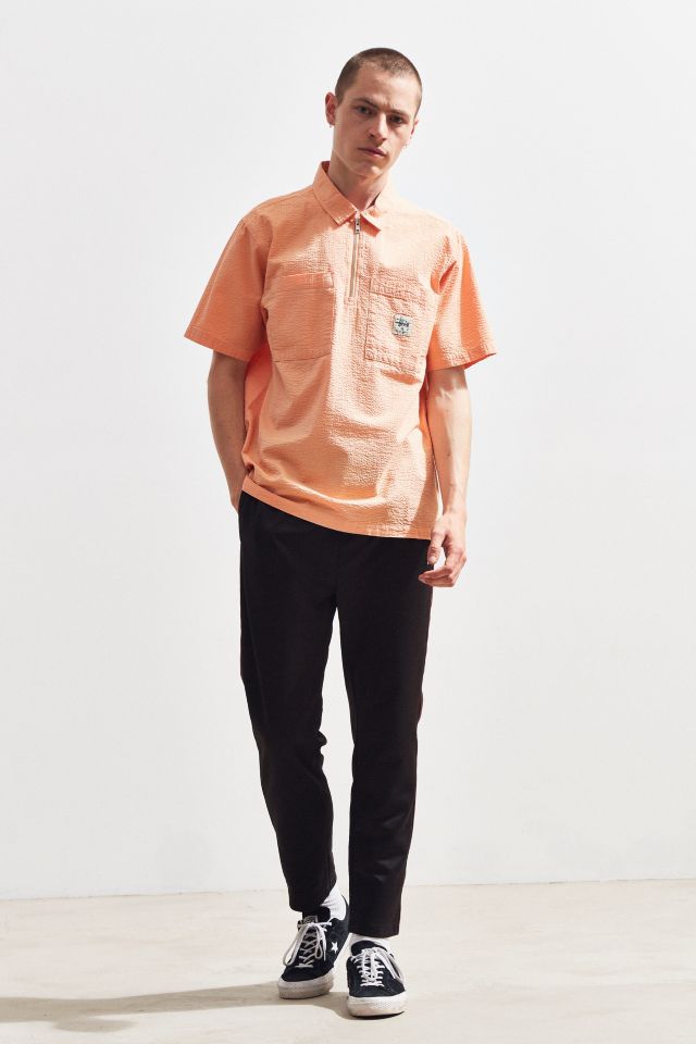 Chemise Seersucker Demi-Glissière Stussy #5