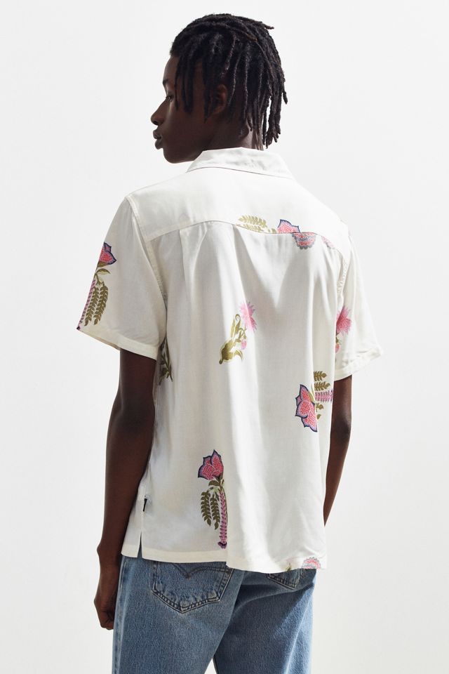 Stussy Hana Rayon Short Sleeve Button-Down Shirt #4