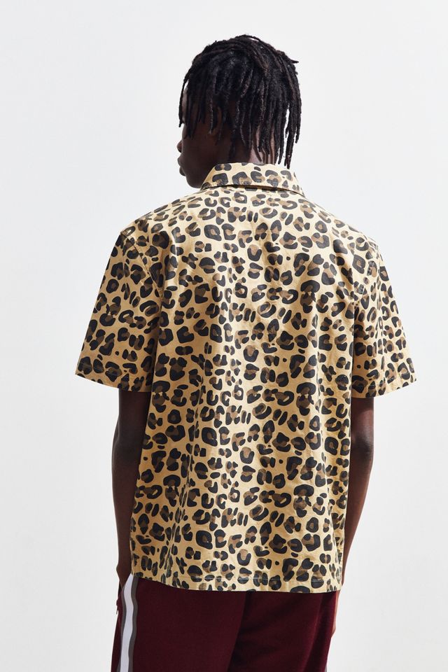Stussy Leopard Short Sleeve BDU Shirt #4