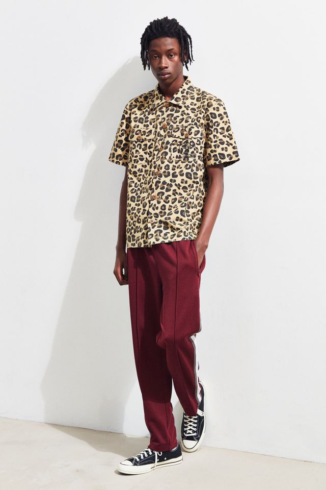 Stussy Leopard Short Sleeve BDU Shirt #5