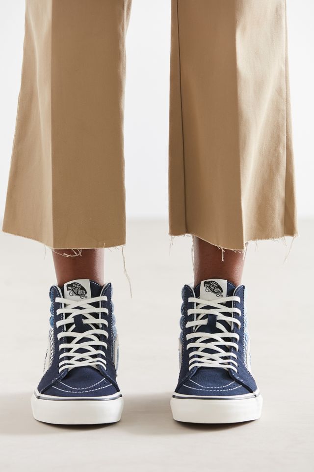 Vans Sk8-Hi Patchwork Denim Sneaker #3