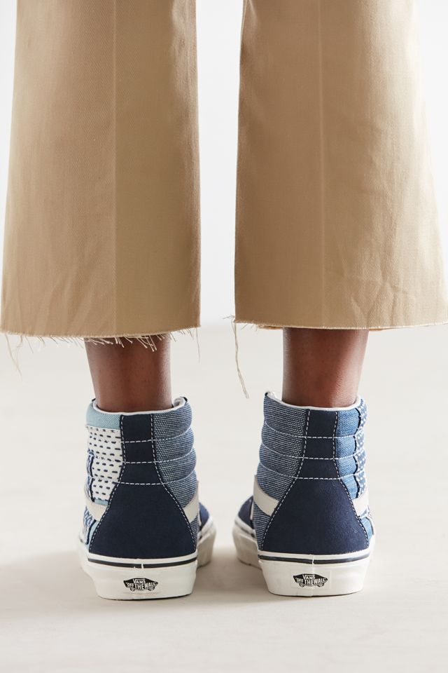 Vans Sk8-Hi Patchwork Denim Sneaker #5