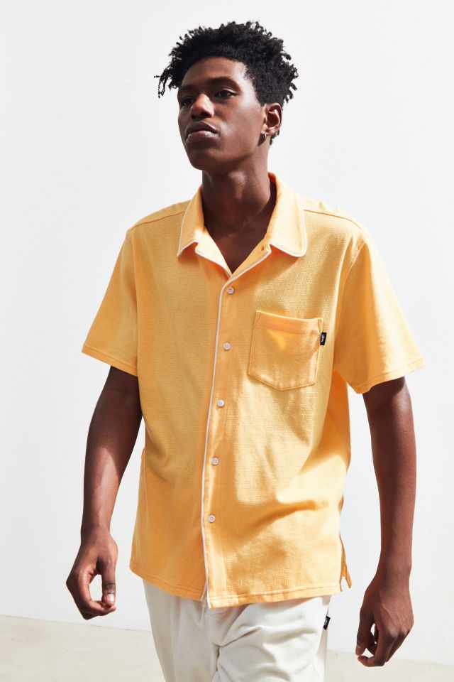 Stussy Sid Mesh Short Sleeve Button-Down Shirt #1