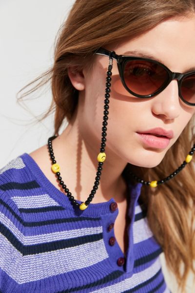 Venessa Arizaga Smiley Sunglasses Leash | Urban Outfitters
