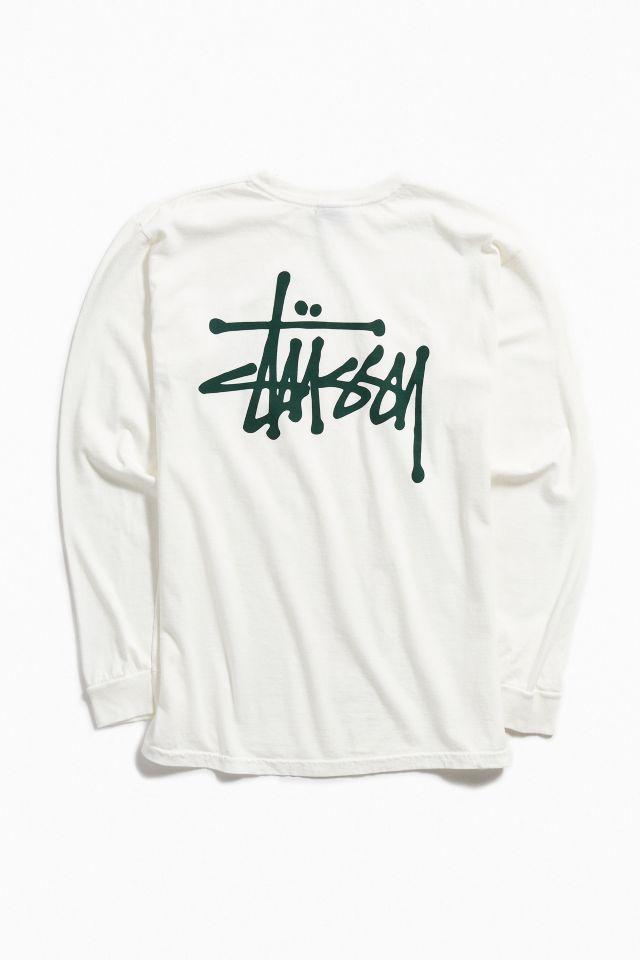Stussy Logo Solid Long Sleeve Tee