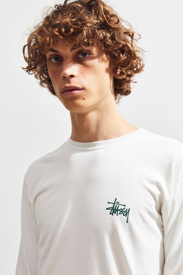 Stussy Logo Solid Long Sleeve Tee #2