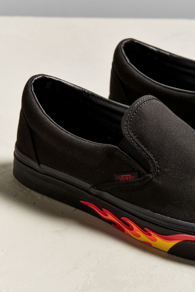 Vans Slip-On Flame Wall Sneaker #1