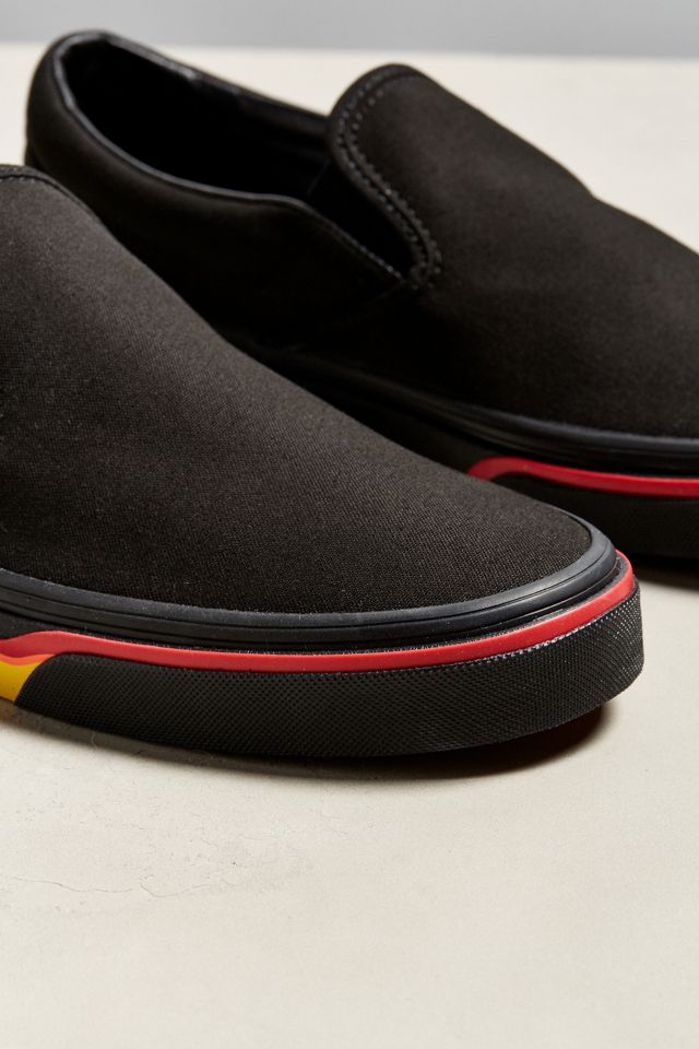 Vans Slip-On Flame Wall Sneaker #2