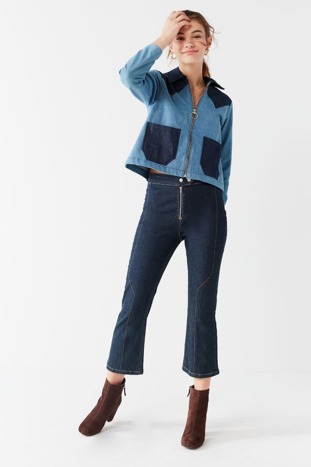 Lykke Wullf Two-Tone Denim Ranch Jacket #3