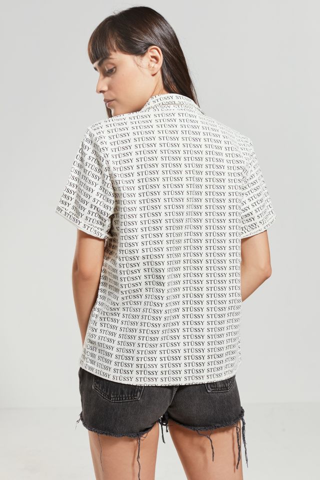 Stussy Eva Printed Corduroy Button-Down Shirt #2